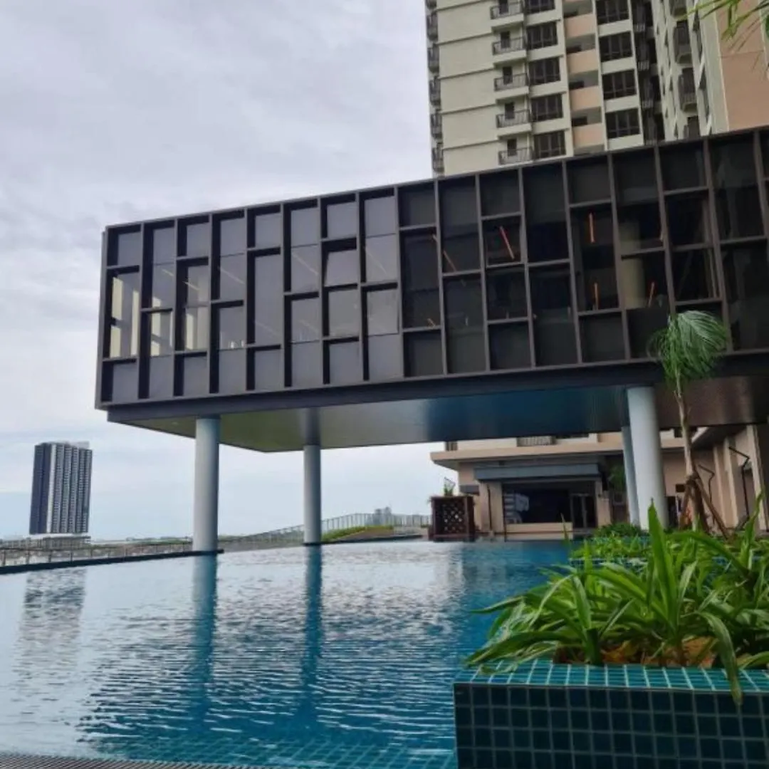 New Cozy Seaview Bali Residences Studio 4Pax Near Jonker Malacca